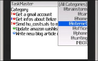 TaskMaster for BlackBerry Wireless Handheld