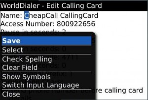 WorldDialer Screenshot