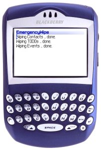 EmergencyWipe for BlackBerry Wireless Handheld