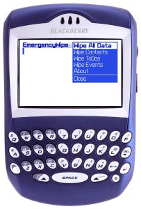 EmergencyWipe for BlackBerry Wireless Handheld