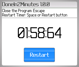 DoneIn2Minutes - Designed for BlackBerry Wireless Handheld