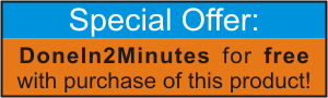 DoneIn2Minutes for free with the purchase of this product!