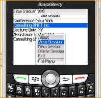 TimeTracker for BlackBerry Wireless Handheld