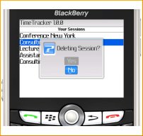 TimeTracker for BlackBerry Wireless Handheld
