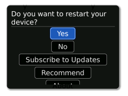 RestartMe for BlackBerry