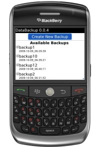 DataBackup for BlackBerry Wireless Handheld - The best backup tool for BlackBerry!