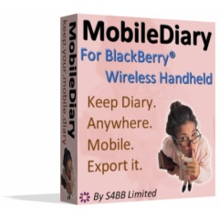 MobileDiary for BlackBerry Wireless Handheld