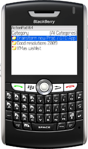 ActionPad for BlackBerry Wireless Handheld - The best MemoPad replacement!