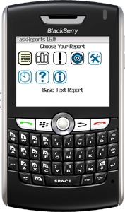 TaskReports for BlackBerry Wireless Handheld