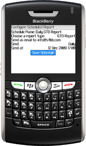TaskReports for BlackBerry Wireless Handheld