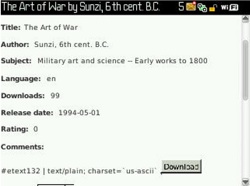 FreeBooks for BlackBerry