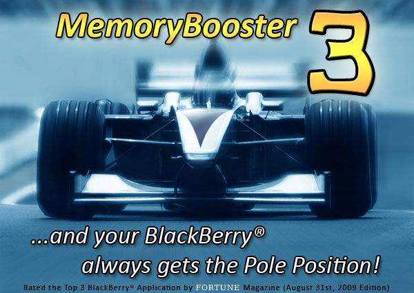 MemoryBooster for BlackBerry - Speeds up the BlackBerry by recovering wasted memory!