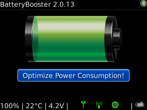 MemoryBooster for BlackBerry - Bar Chart Overview