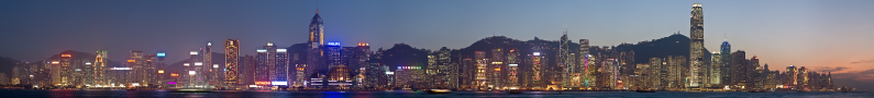 Hong Kong Skyline by D. Iliff